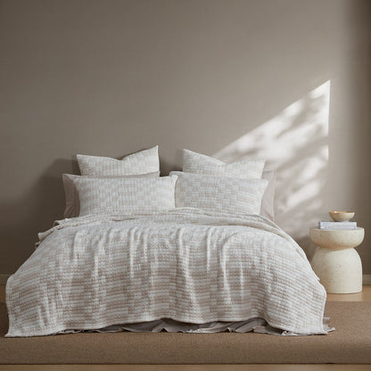 Module Stone Coverlet Set by Logan and Mason Platinum