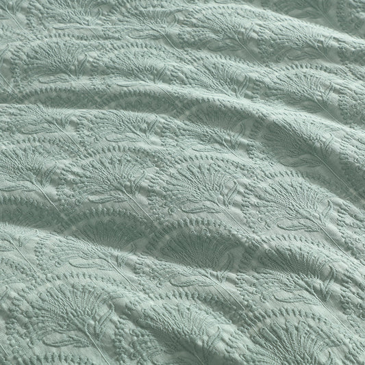 Palmera Sage Quilt Cover Set by Logan and Mason Platinum