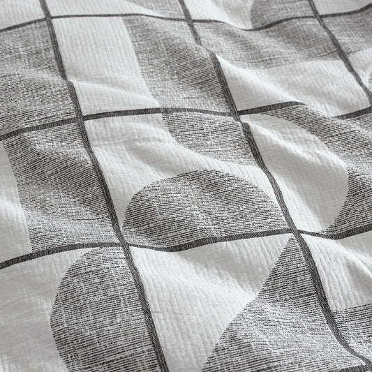 Remington Black Quilt Cover Set by Logan and Mason Platinum
