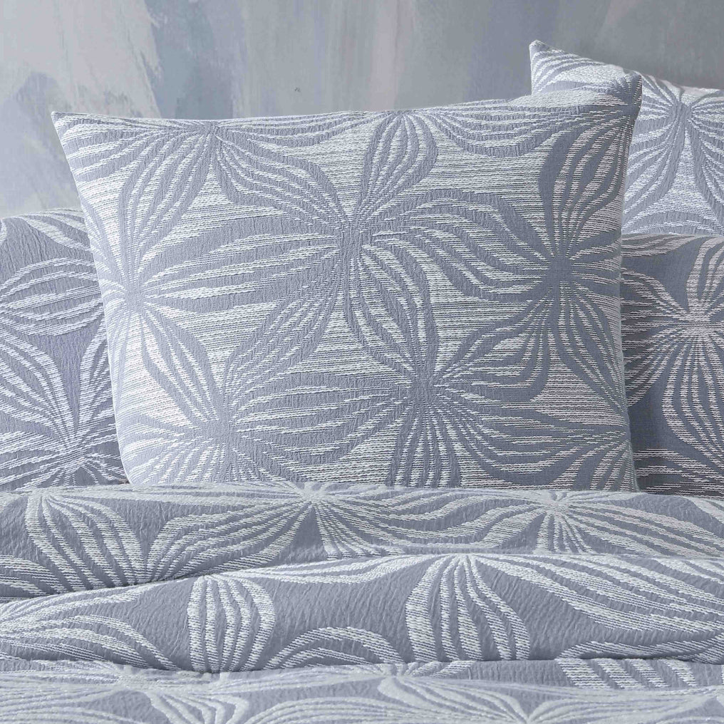 Skylar Slate European Pillowcase by Logan and Mason Platinum