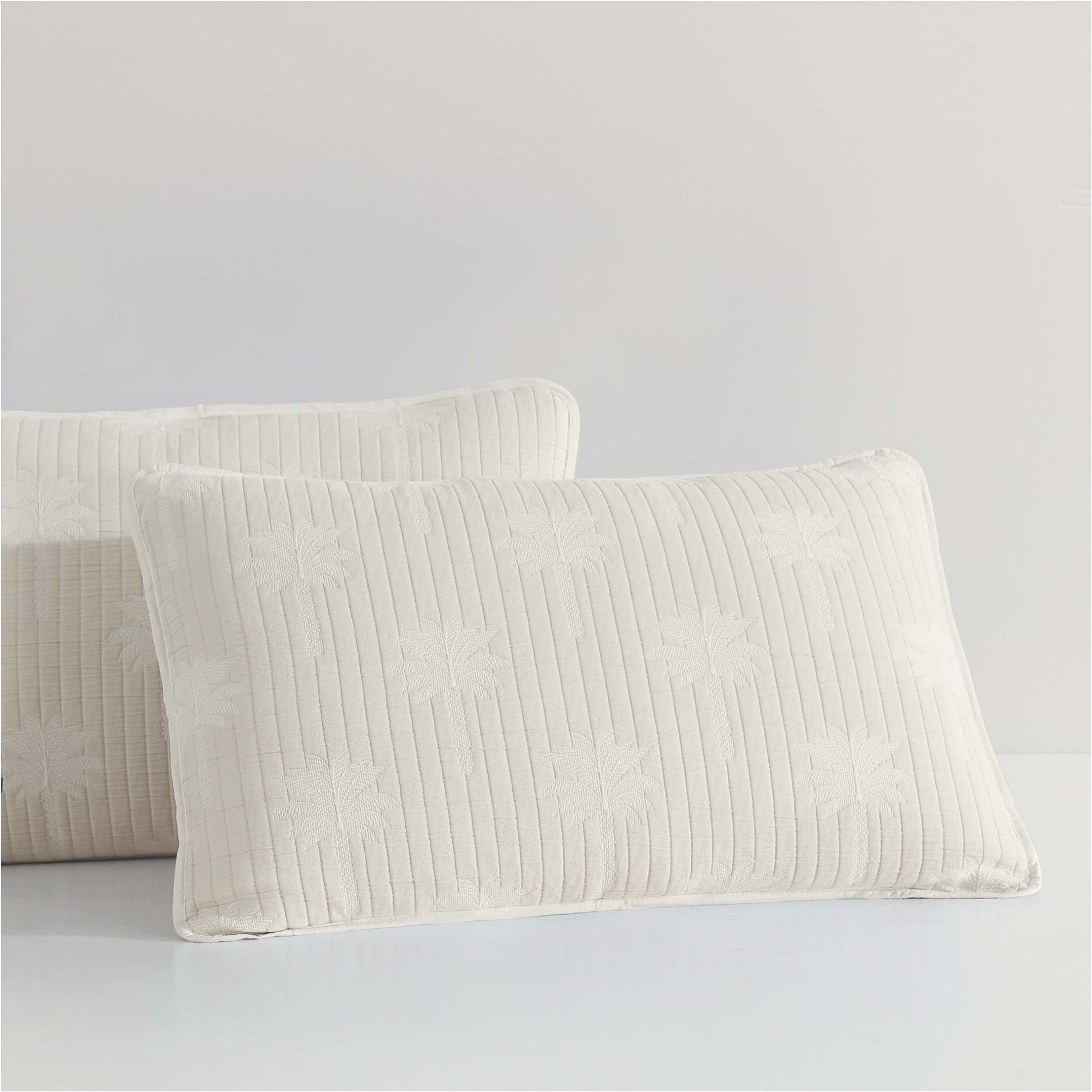 Tahiti Stone Quilt Cover Set by Logan and Mason Platinum
