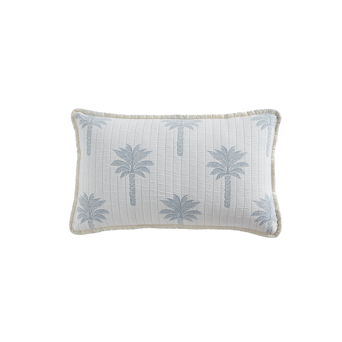 Tahiti Denim Breakfast Cushion by Logan and Mason Platinum
