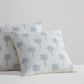 Tahiti Denim European Pillowcase by Logan and Mason Platinum