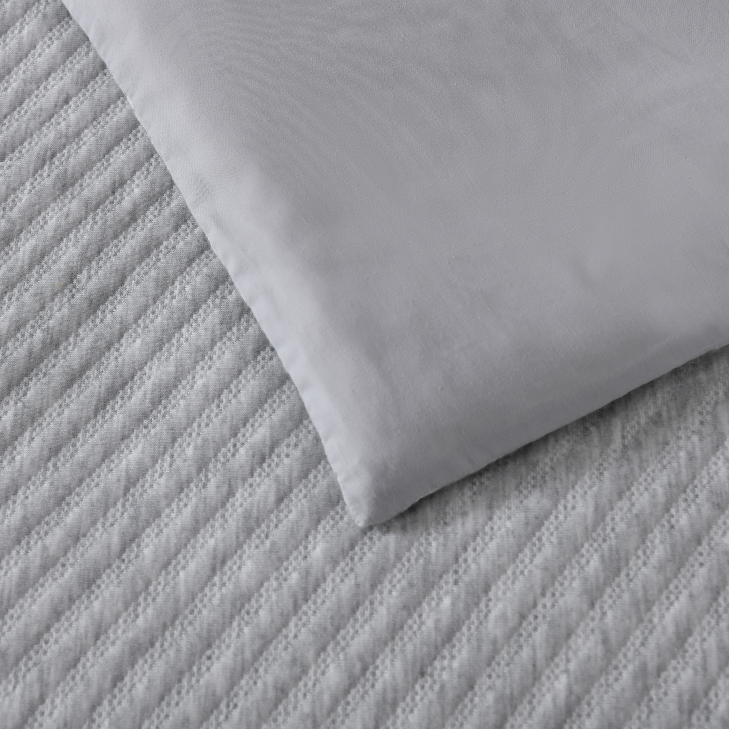 Pesaro Grey Quilt Cover Set By Bianca