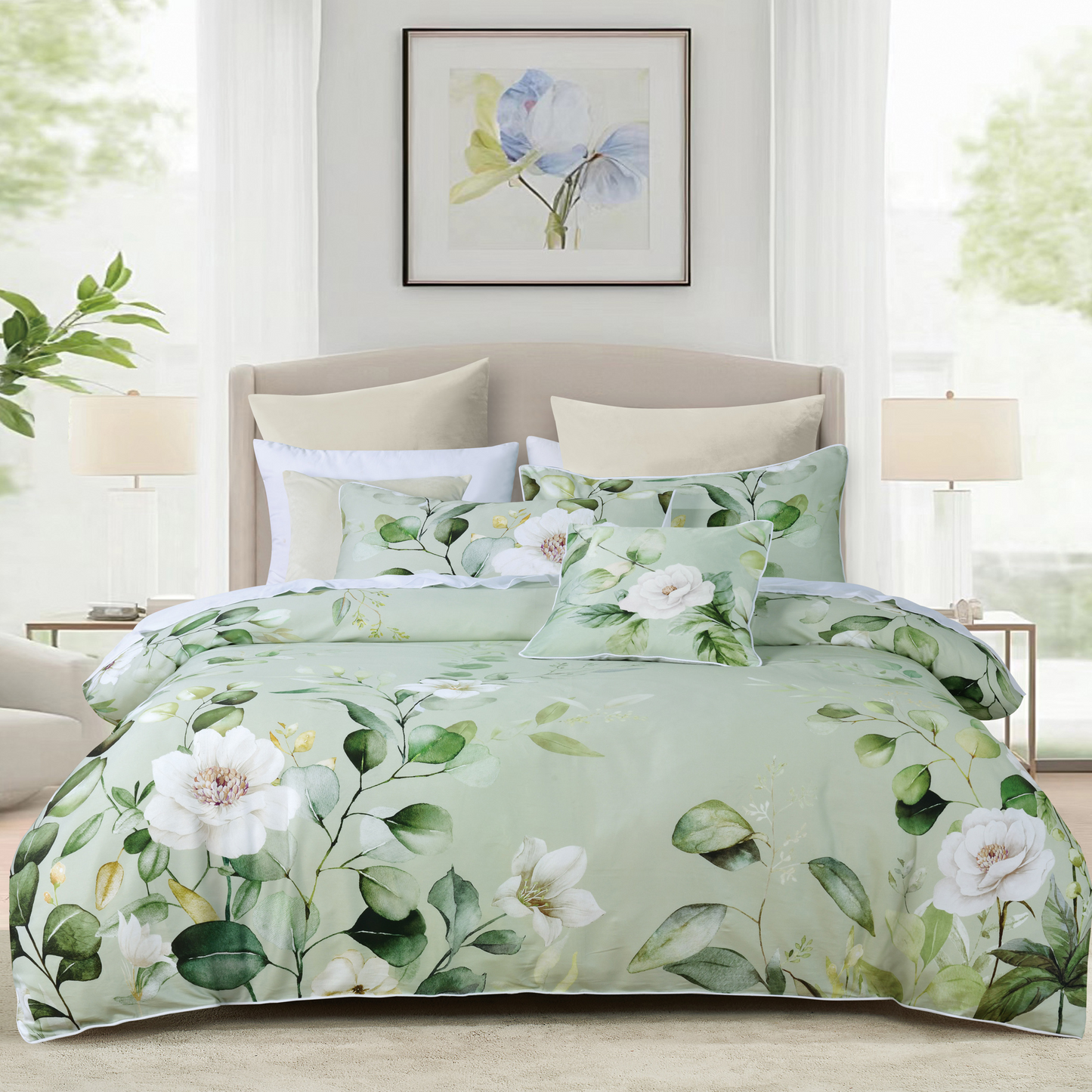 Salisbury Sage Quilt Cover Set By Bianca