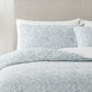Barley Seaspray Blue Quilt Cover Set by Laura Ashley