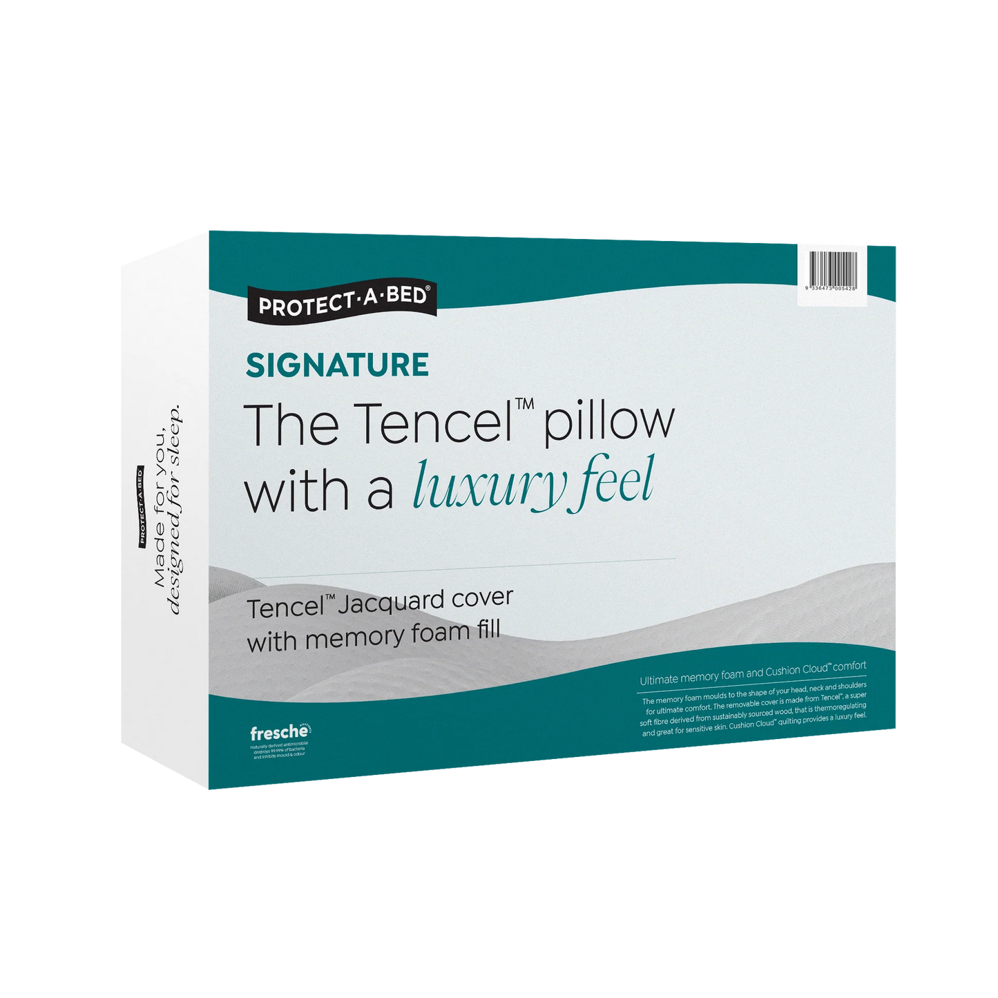 Signature Tencel™ Jacquard Memory Foam Pillows by Protect-A-Bed