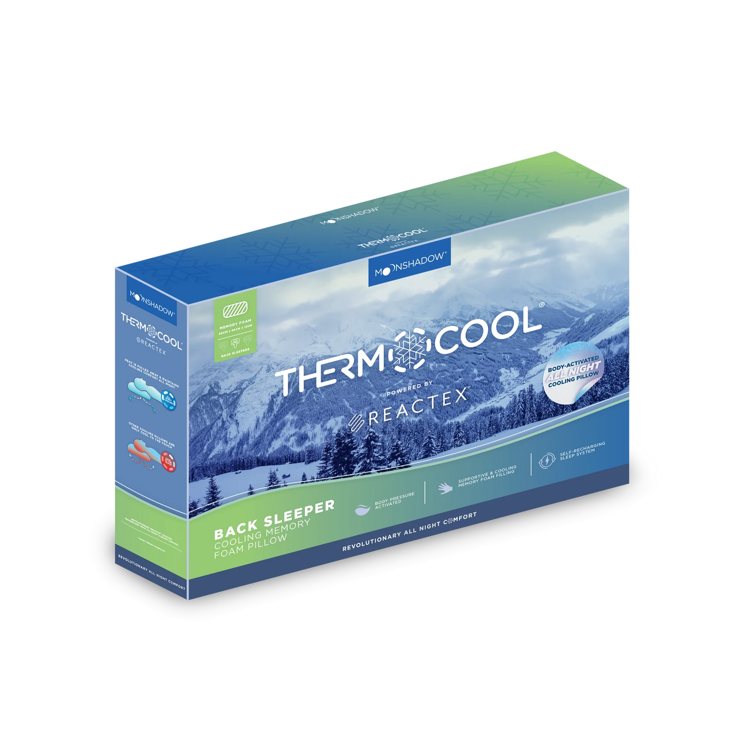 Thermocool® Back Sleeper Pillow by Moonshadow