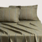 Abbotson Linen THYME Stripe Tailored Pillowcase Pair by Sheridan