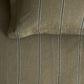 Abbotson Linen Stripe Thyme FLAT Sheet by Sheridan