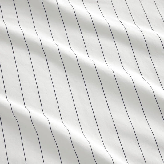 Bayley STRIPE White Tailored European Pillowcase Pair by Sheridan
