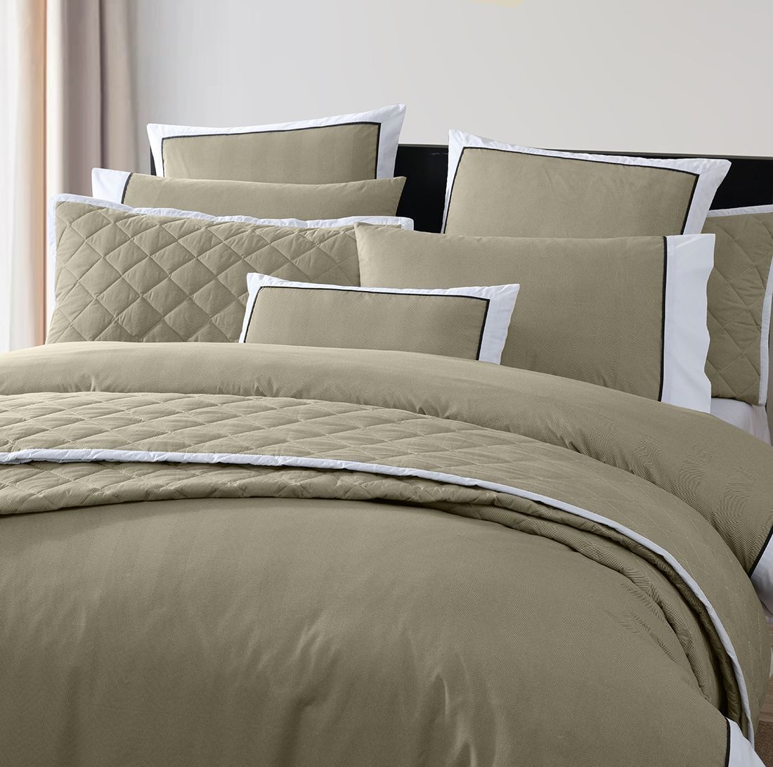 Essex Olive Long Filled Cushion 30 x 60cm by Logan and Mason