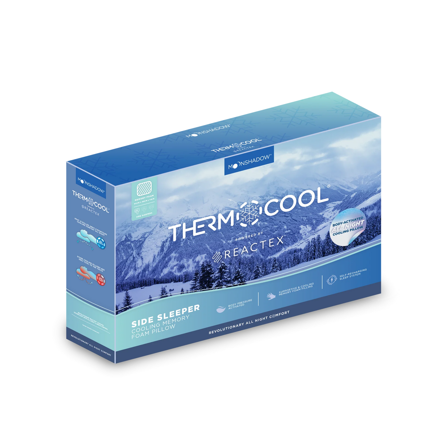 Thermocool® Side Sleeper Pillow by Moonshadow
