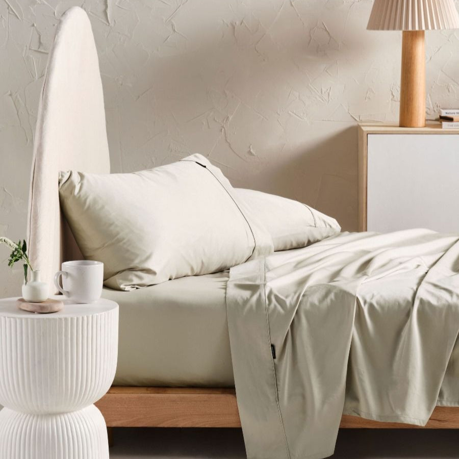 Augusta Taupe Sheet Set by Linen House