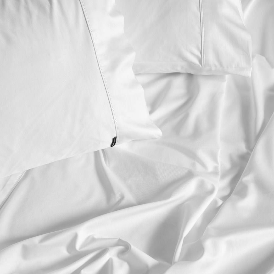 Augusta White Sheet Set by Linen House