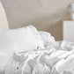Augusta White Sheet Set by Linen House