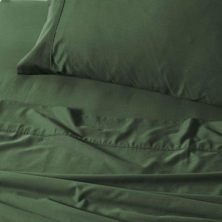 Nara Bamboo Cotton 400TC Sheet Set FOREST by LINEN HOUSE