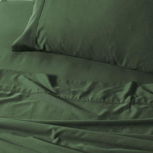 Nara Bamboo Cotton 400TC Sheet Set FOREST by LINEN HOUSE