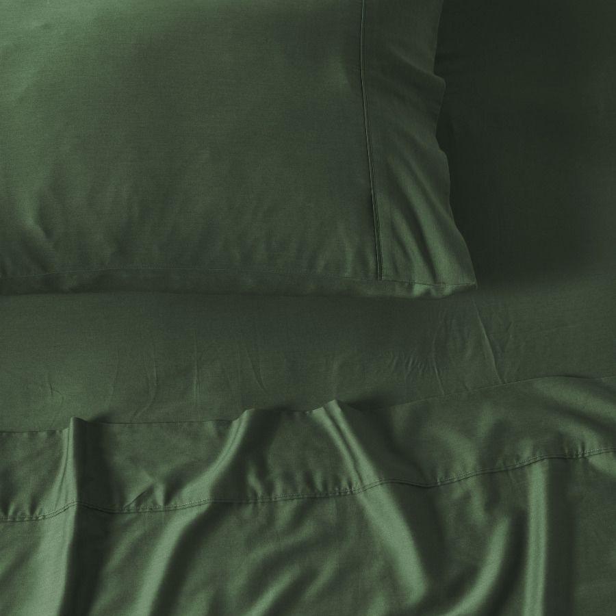 Nara Bamboo Cotton 400TC Sheet Set FOREST by LINEN HOUSE