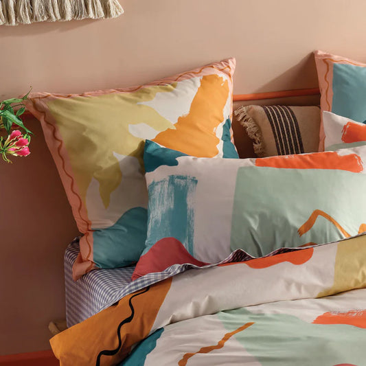 Splash Multi Quilt Cover Set by Linen House