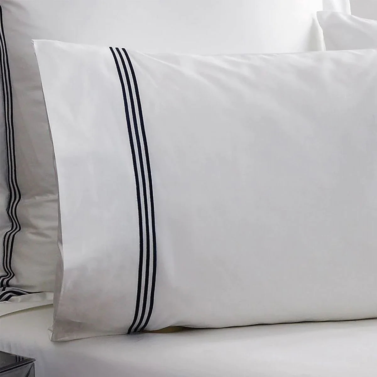 1200TC Palais Midnight Standard Pillowcase Pair by Sheridan