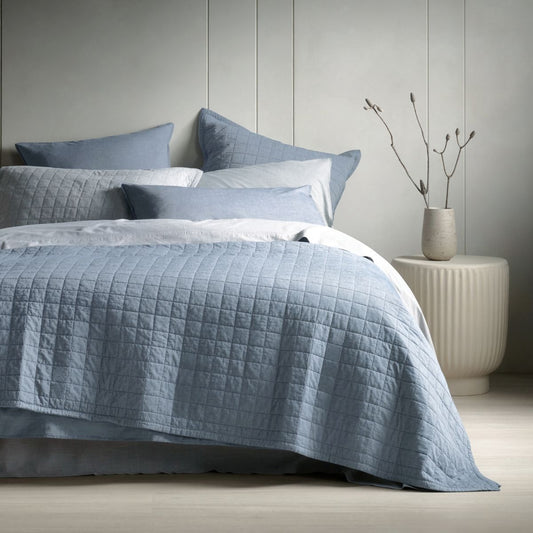 Reilly Chambray Bed Cover by Sheridan