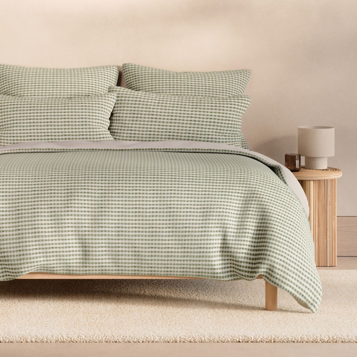 Romi Check Vine Quilt Cover Set by Sheridan