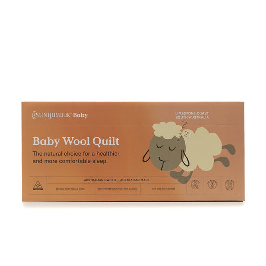 MiniJumbuk Baby Wool Cot Quilt