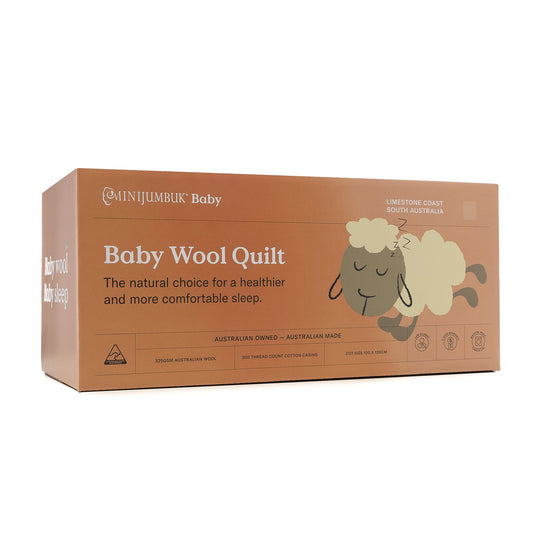 MiniJumbuk Baby Wool Cot Quilt
