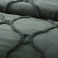 Moroccan LEAF Cotton Chenille Quilt Cover Set by Renee Taylor