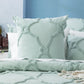 Renee Taylor Moroccan 100% Cotton Chenille Vintage washed Tufted Quilt cover set Sage