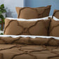 Renee Taylor Moroccan 100% Cotton Chenille Vintage washed Tufted Quilt cover set Wood