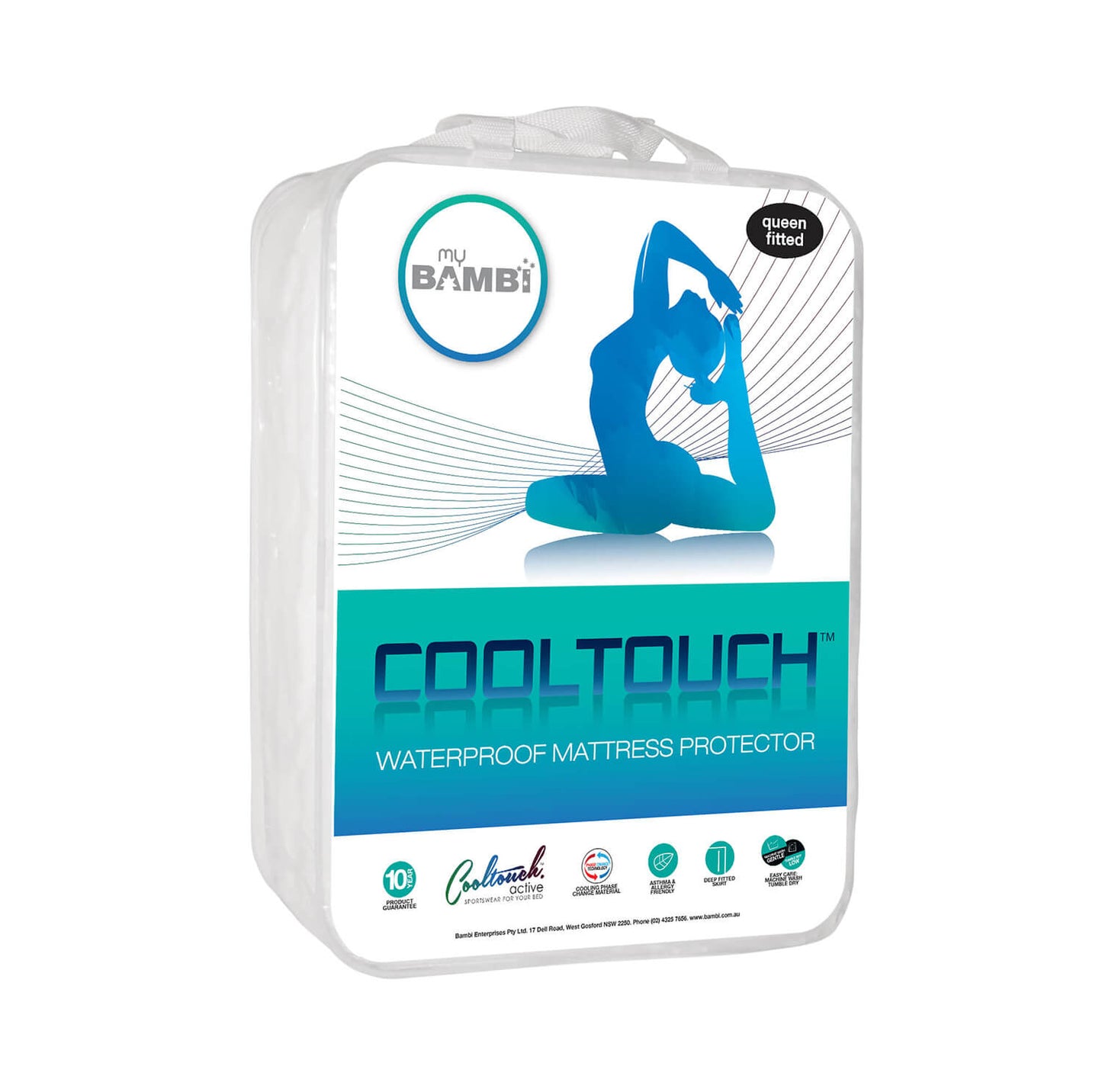 Cooltouch Active Waterproof Mattress Protector by Bambi