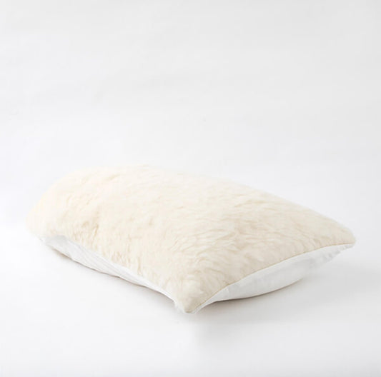 Lambswool Fleece Pillow Cover by Bambi