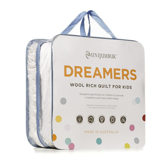 Dreamers Kids Quilt by MiniJumbuk