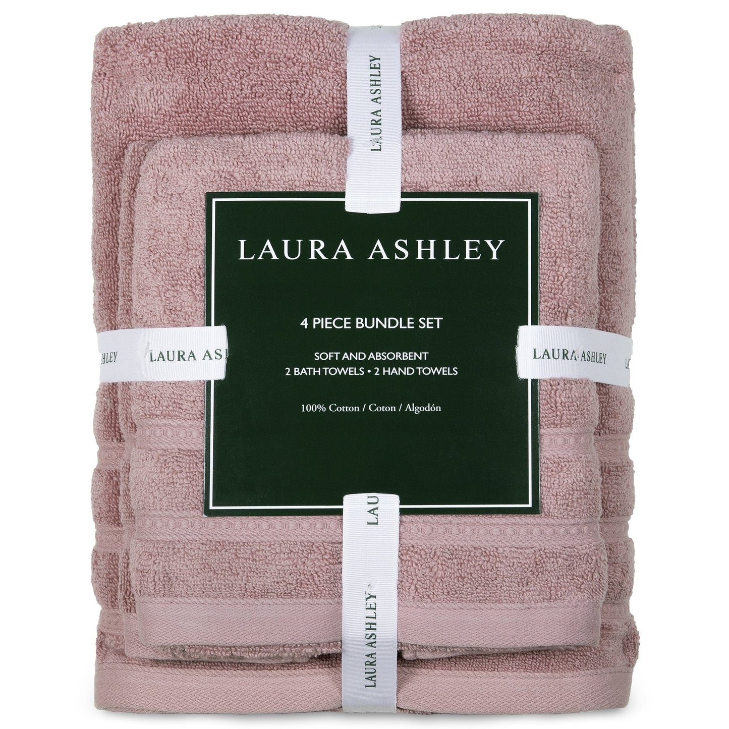 Wakefield 4 Piece Bathroom Towel Set by Laura Ashley
