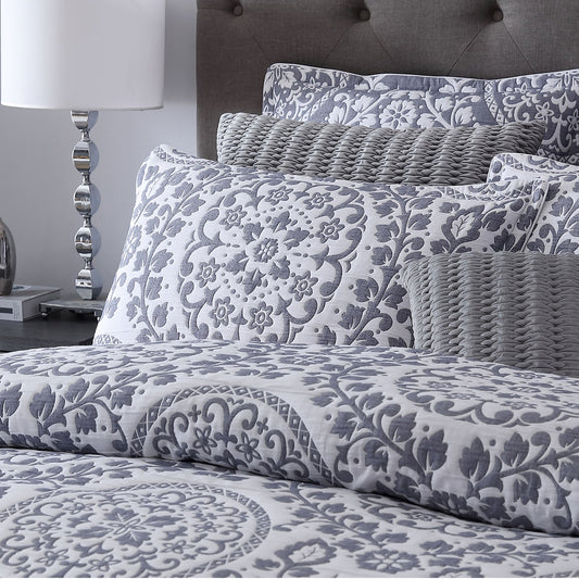 Astille Blue Quilt Cover Set by Private Collection