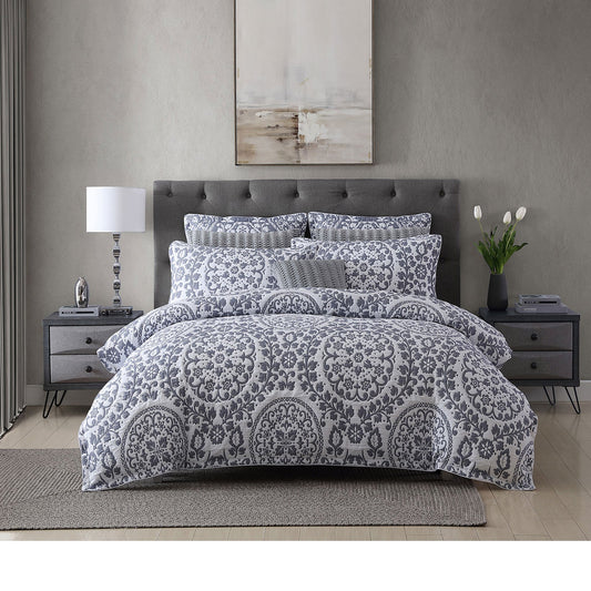 Astille Blue Quilt Cover Set by Private Collection