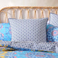 Avila Blue European Pillowcase by Logan & Mason