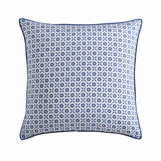 Avila Blue European Pillowcase by Logan & Mason
