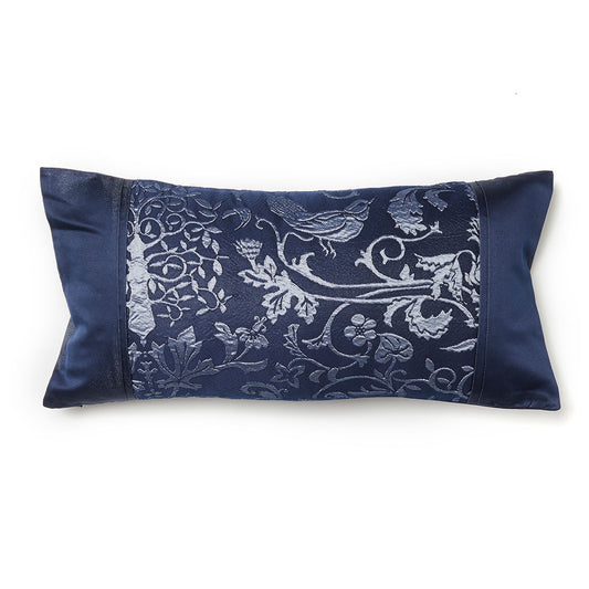 Oakland Navy Long Cushion By Logan and Mason Platinum