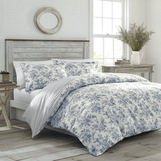 Annalise SHADOW GREY Quilt Cover Set by Laura Ashley