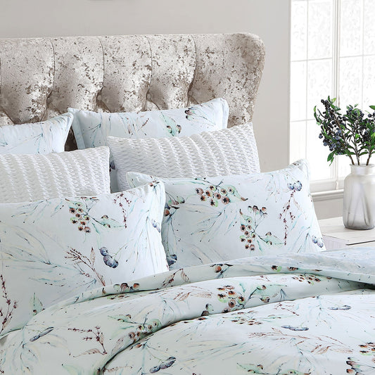 Banks Eucalyptus Quilt Cover Set by Private Collection