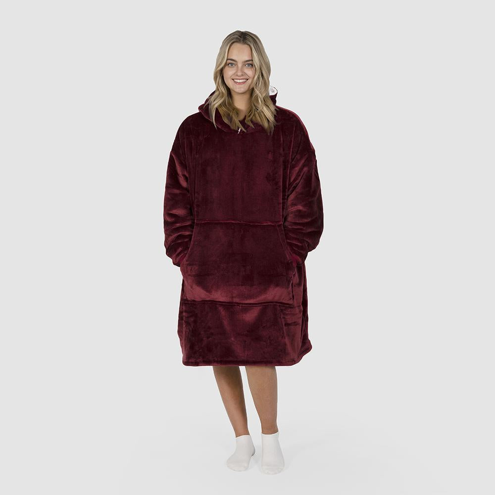 Hoodet Hooded Burgundy by Bambury