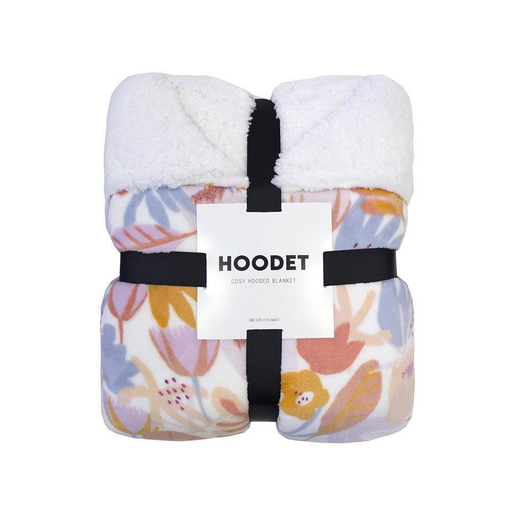 Hoodet Hooded Blanket Flower Power by Bambury