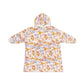Hoodet Hooded Blanket Flower Power by Bambury