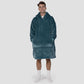 Hoodet Hooded Blanket Teal by Bambury