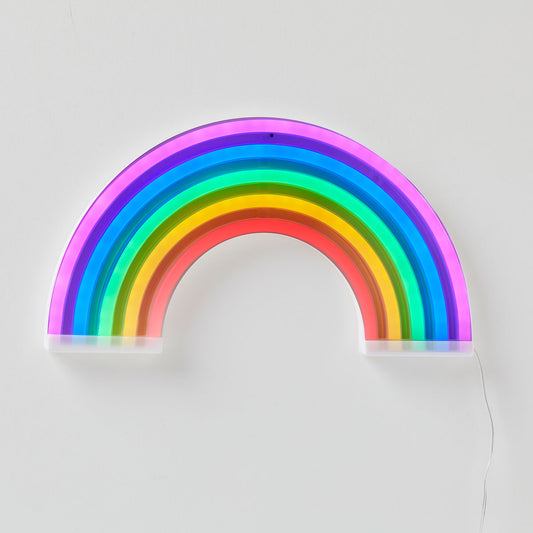 Rainbow LED Neon Hanging Light by Pilbeam Living