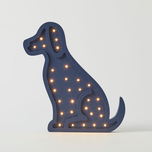 Puppy Blue Wooden Light by Pilbeam Living