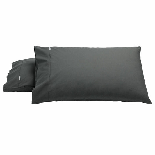 Heston CHARCOAL Standard Pillowcase Pair by Bianca